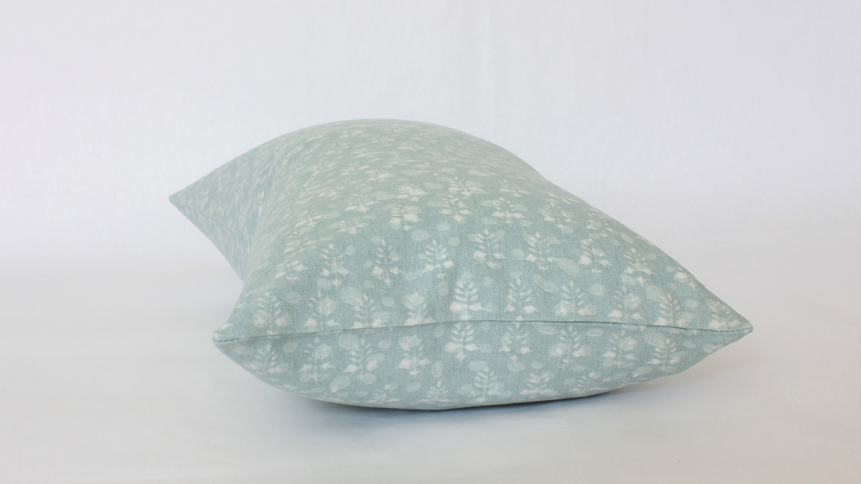 Blue and White Lumbar Pillow Cover 12x20 Floral Blue Pillows Etsy