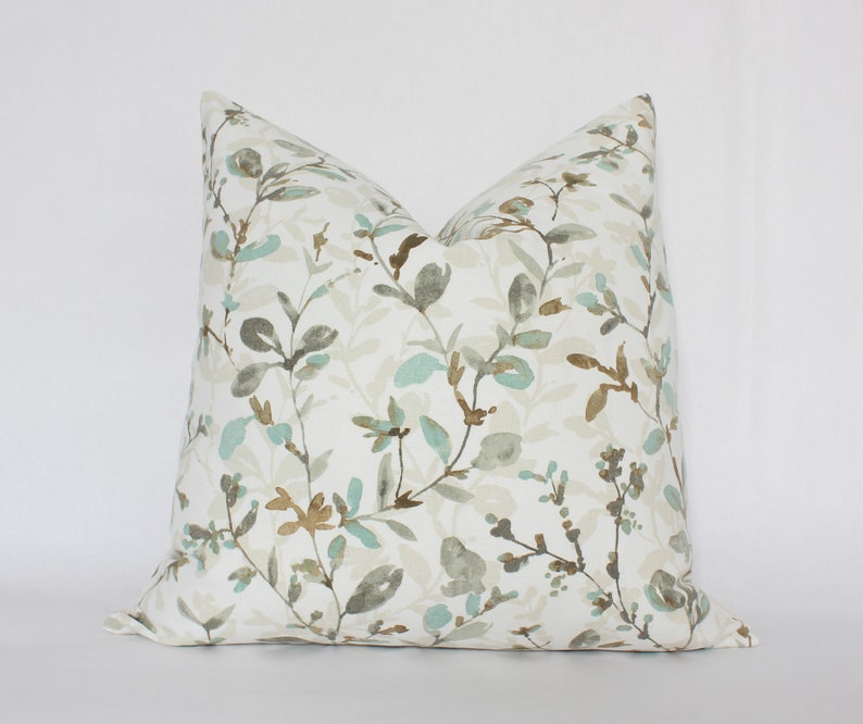 Neutral Floral Lumbar Pillow Cover 12x20 Neutral Lumbar Etsy