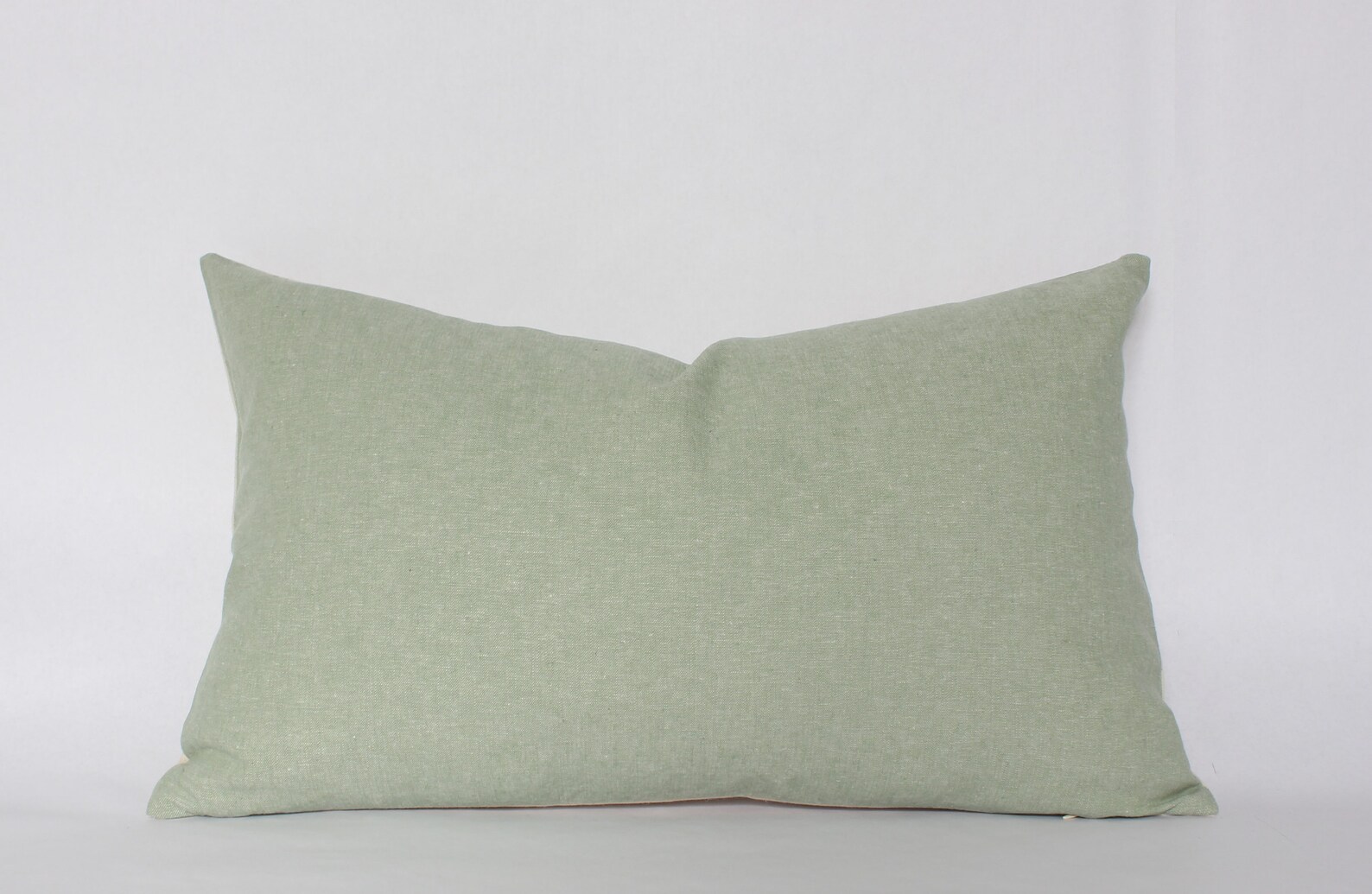Sage Green Lumbar Pillow 12x20 Light Green Lumbar Throw Etsy