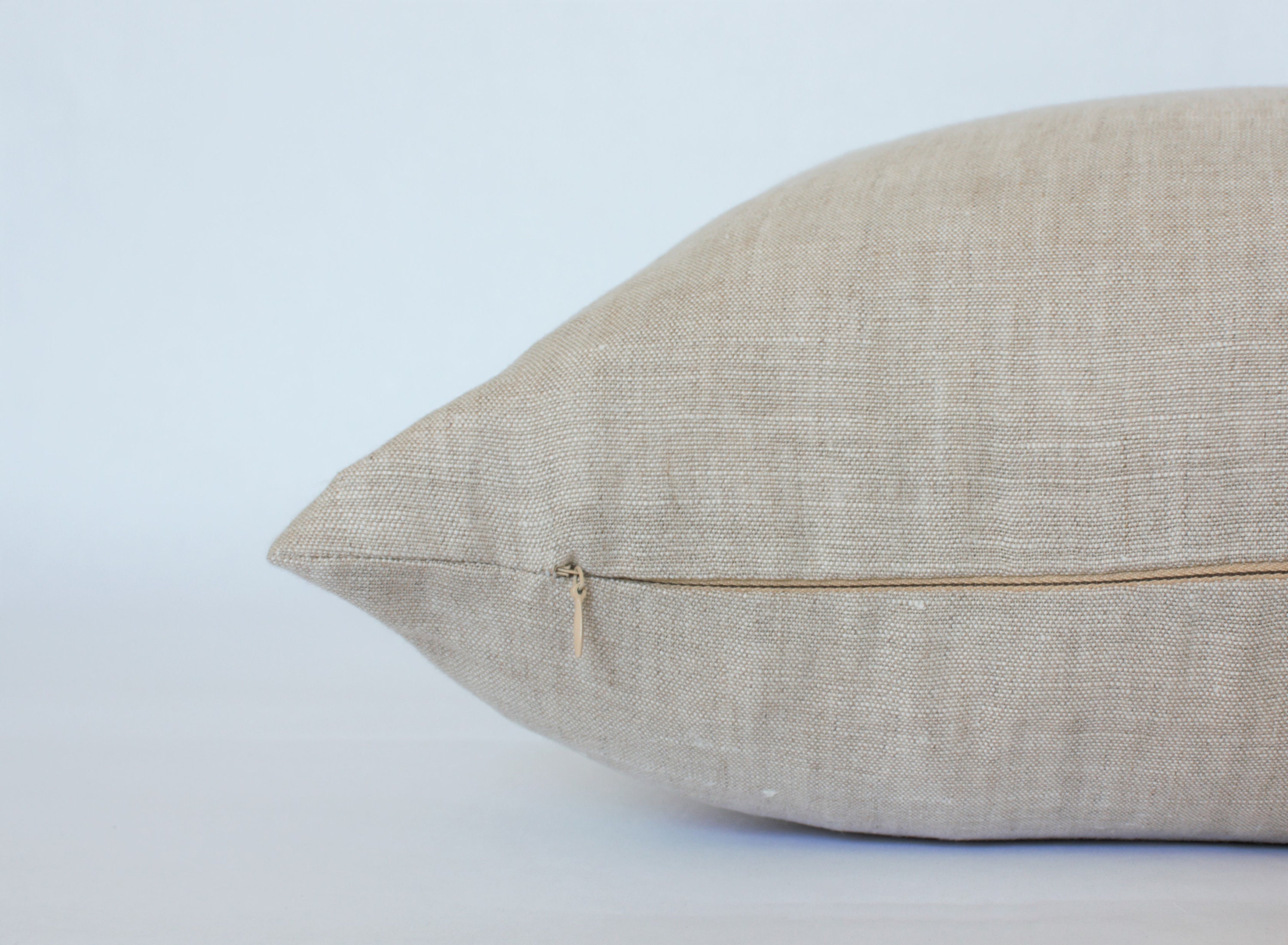 Beige Lumbar Pillow 14x20 Neutral Lumbar Pillow Cover 12x20 Etsy