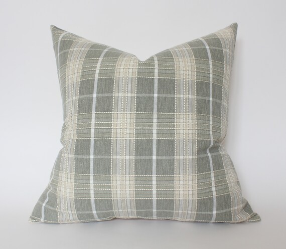 Plaid pillows for couch hot sale