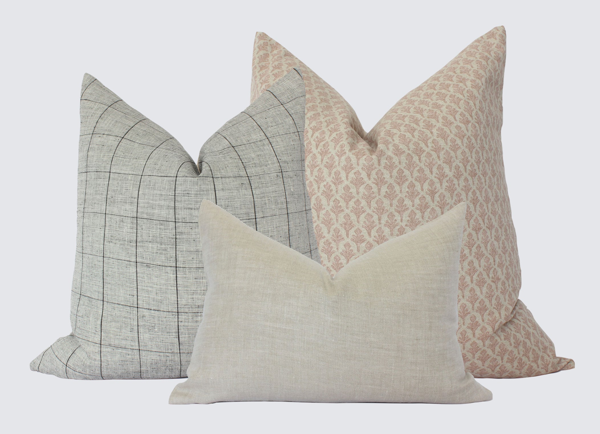 Neutral Throw Pillow Set Pillow Combo Sofa Pillow Set of 3 Etsy UK
