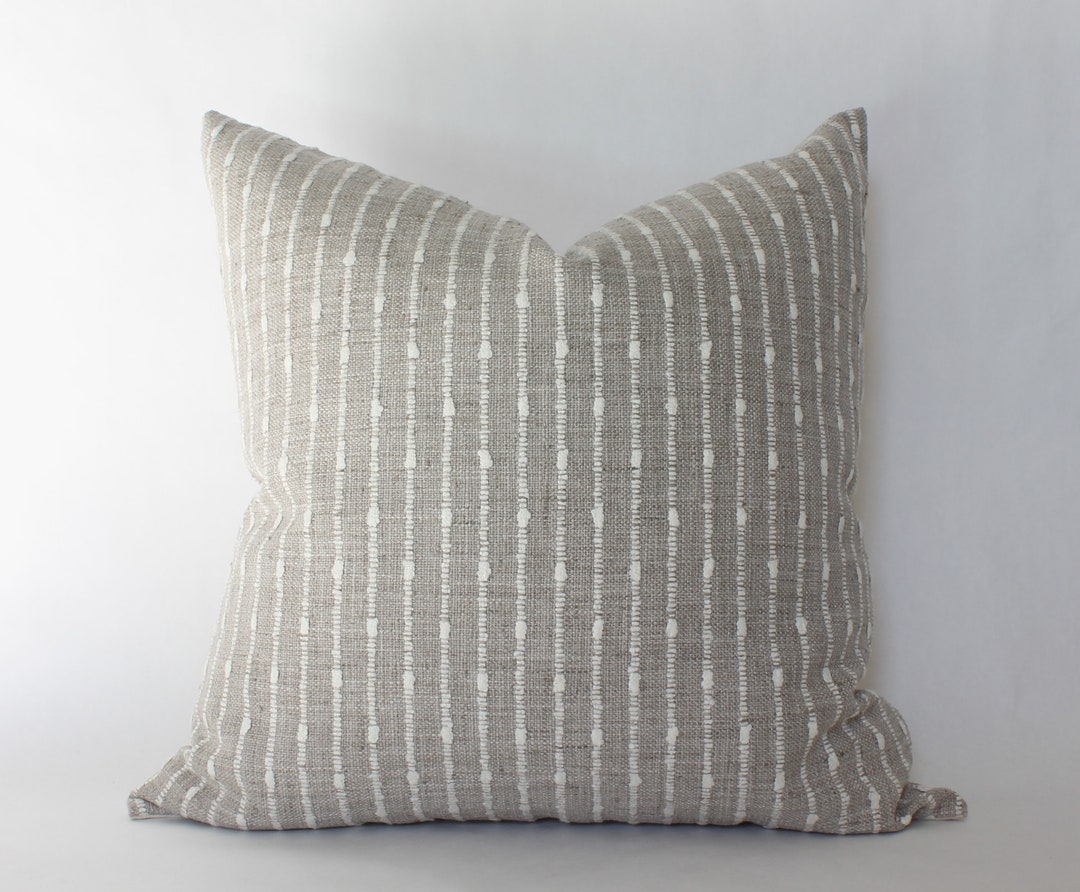 Cream Pillow Cover 18x18, Beige Throw Pillow Covers for Sofa, Neutral