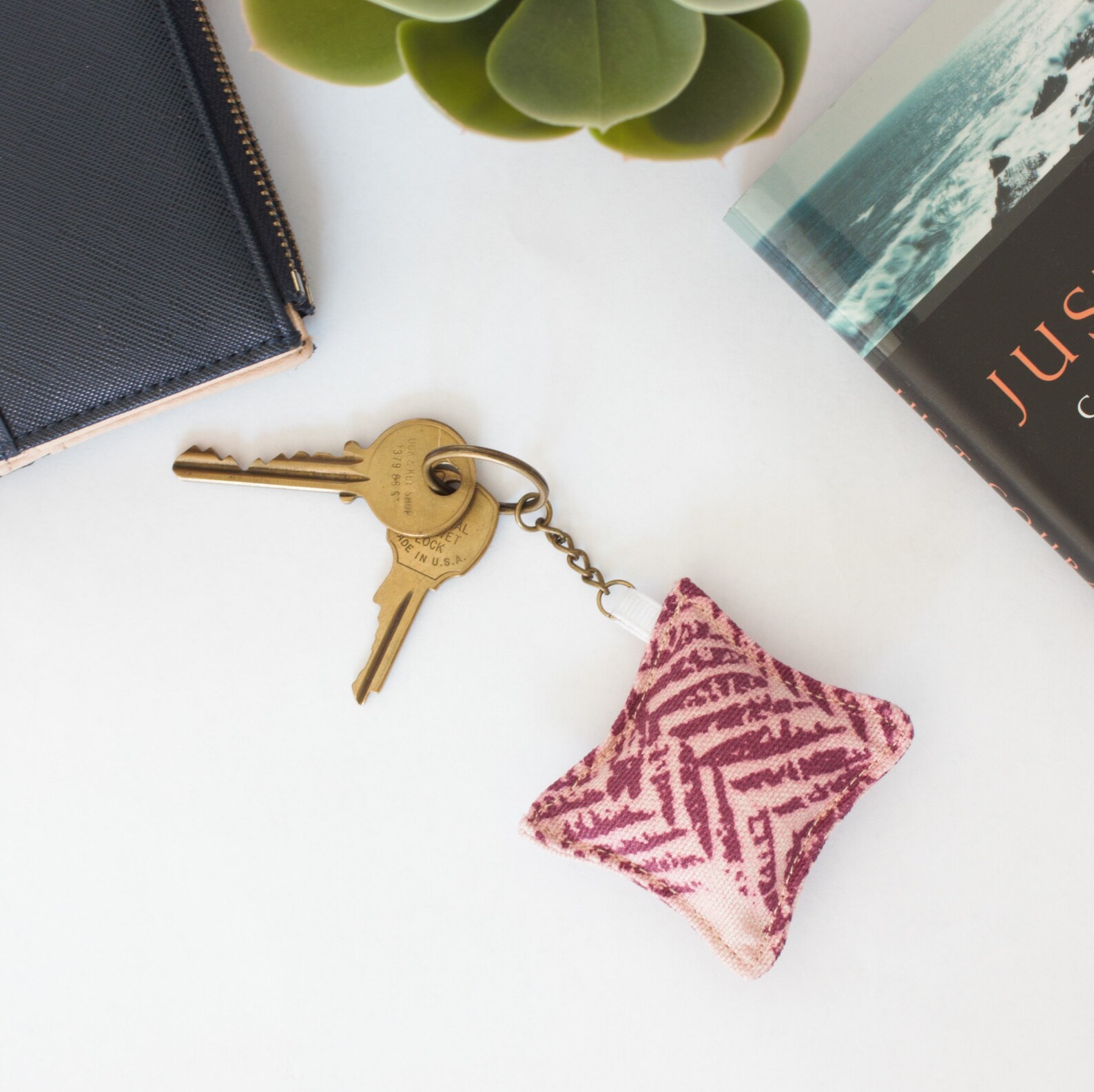 Pillow Keychain Housewarming Gift Keychain Unique Bag Etsy