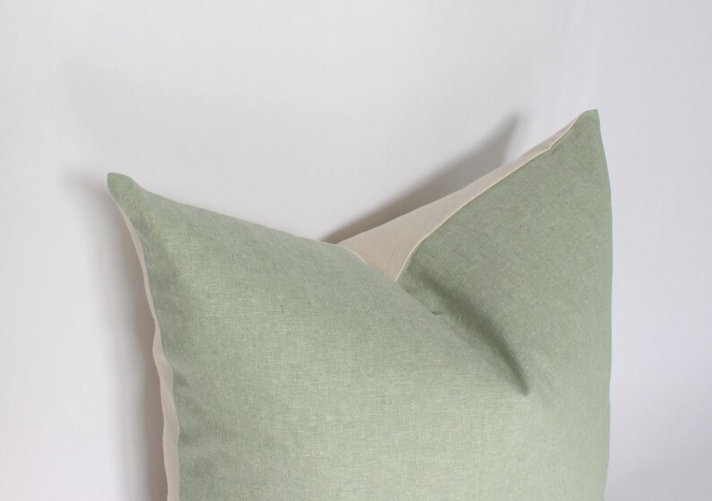 Sage Green Lumbar Pillow 12x20 Light Green Lumbar Throw Etsy Australia