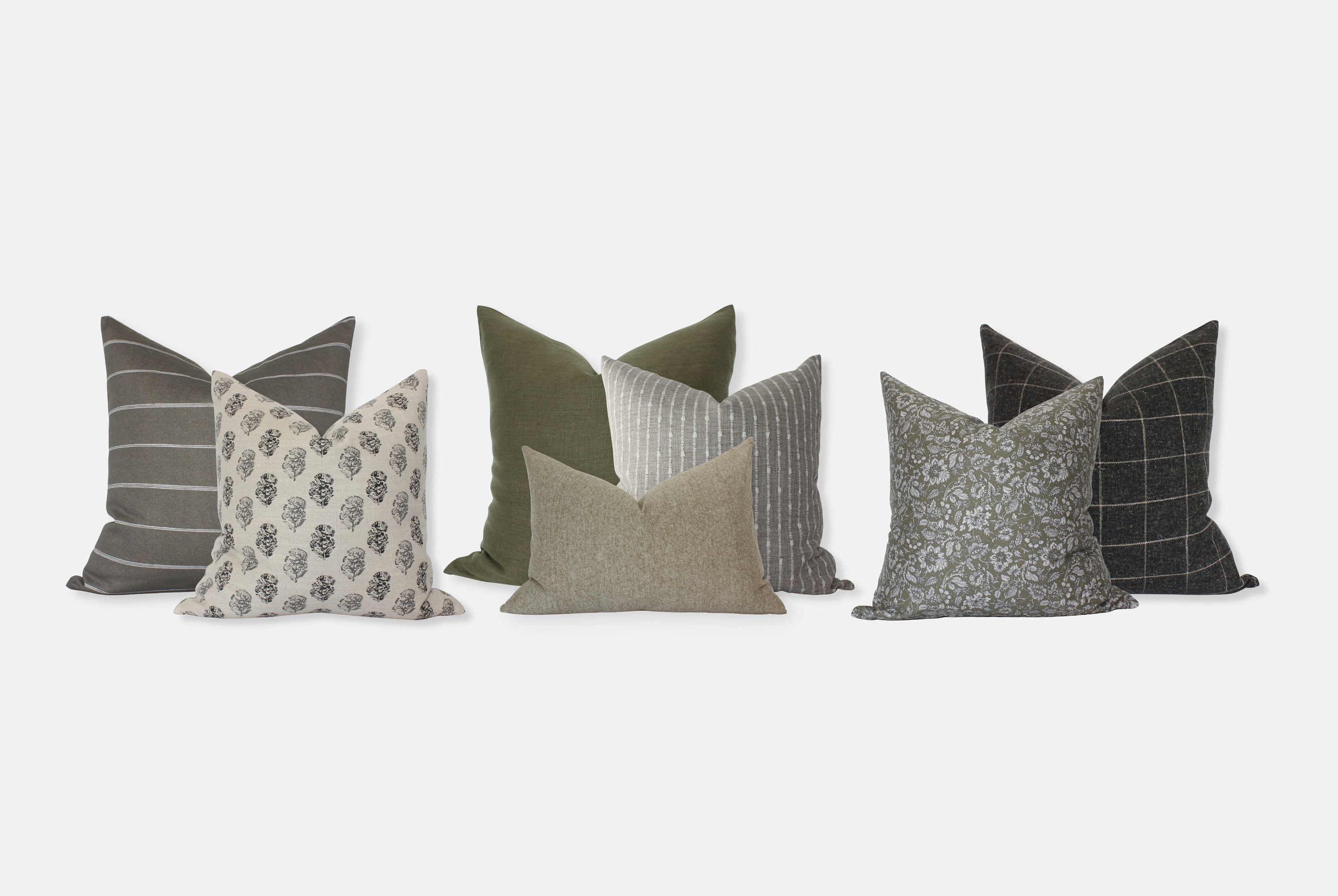 Sectional Sofa Pillow Covers, Neutral Pillow Combinations, Pillow Set