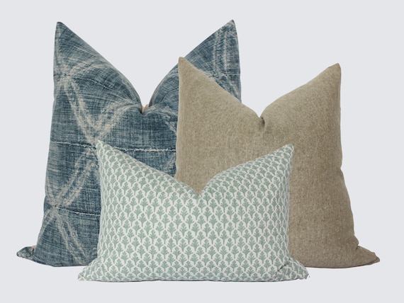 Neutral Sofa Pillow Set  Throw Pillows for Couch - Textileish