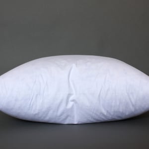 Puede incluir: Una almohada blanca con una textura suave y similar al algod&oacute;n. La almohada est&aacute; rellena y parece estar llena de un material suave.