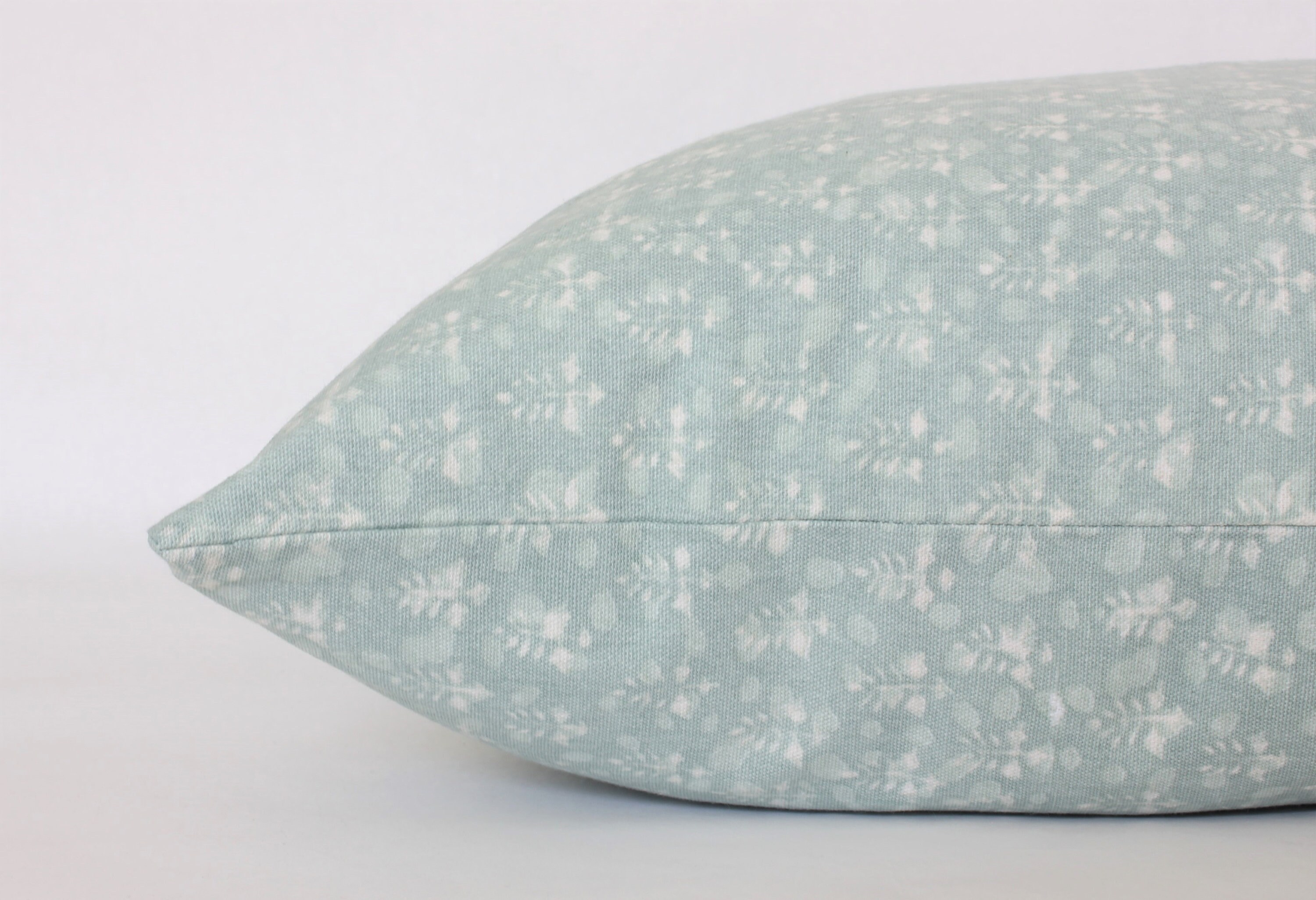 Blue and White Lumbar Pillow Cover 12x20 Floral Blue Pillows Etsy
