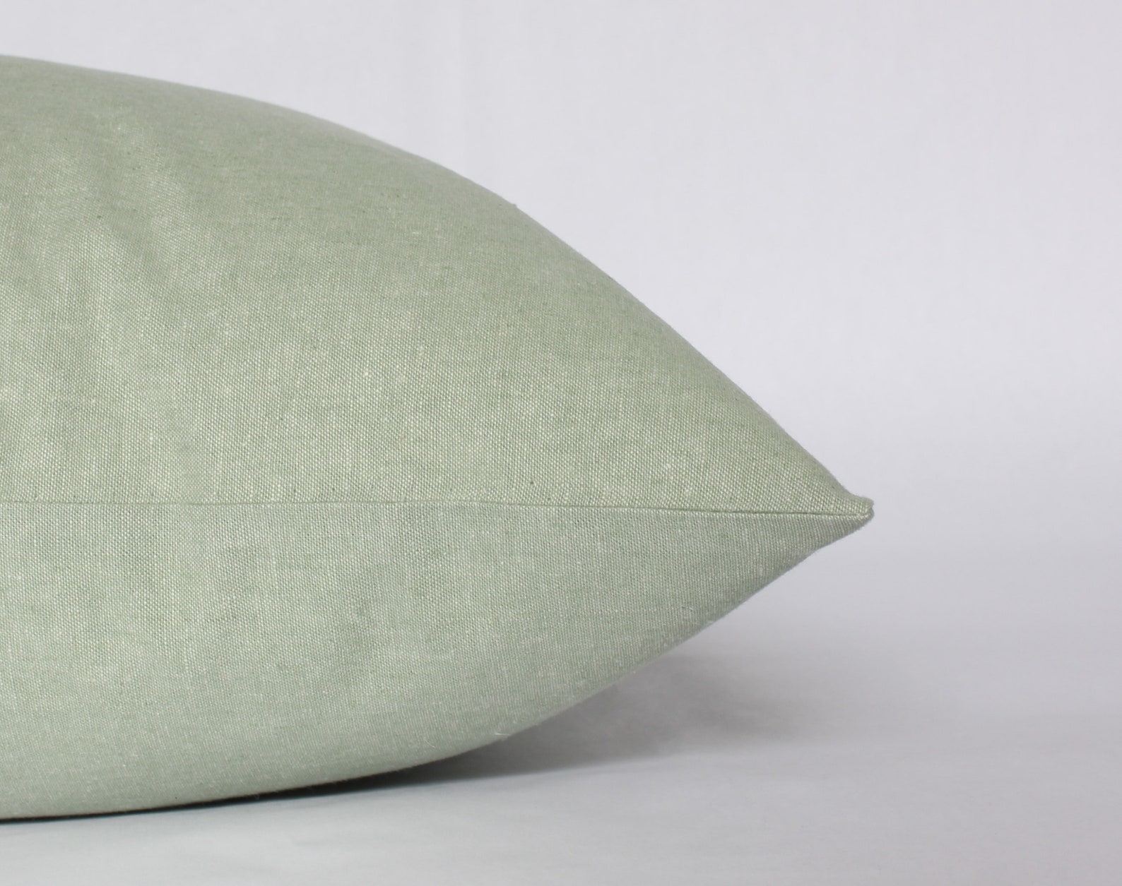Sage Green Lumbar Pillow 12x20 Light Green Lumbar Throw Etsy