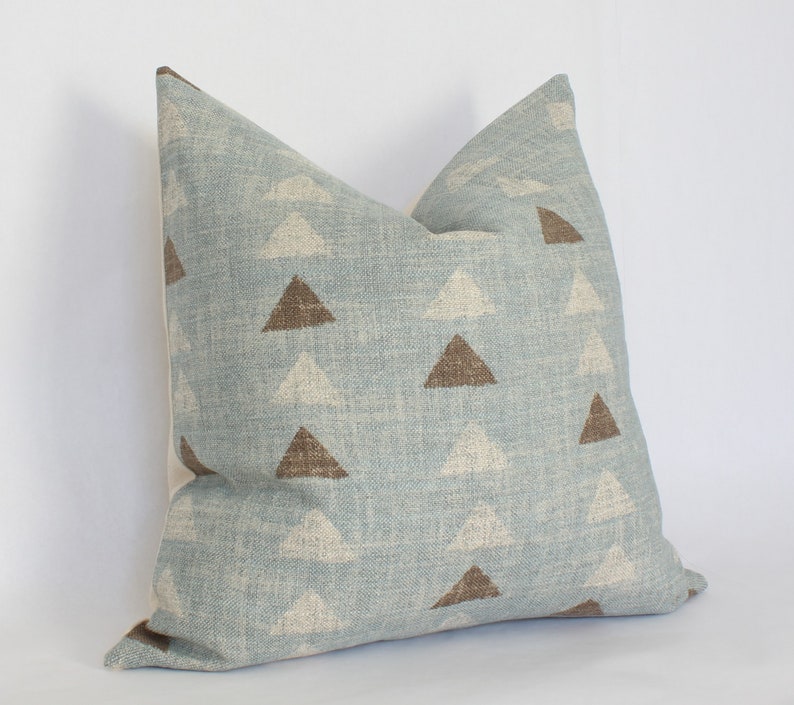 Light Blue Throw Pillow Covers 20x20 Blue Pillow Covers 18 X Etsy