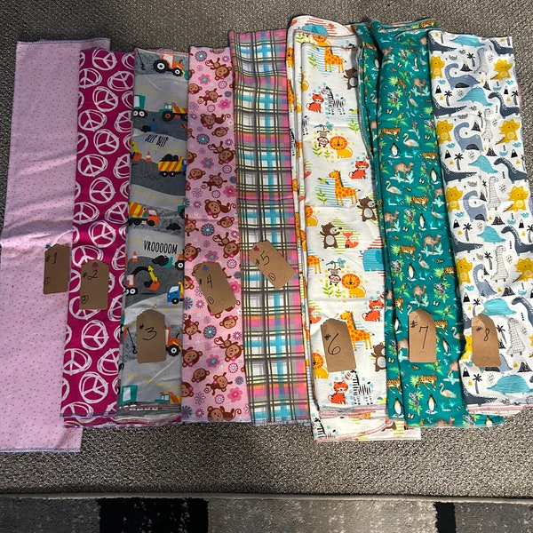 Baby snuggle receiving blankets. Item 17