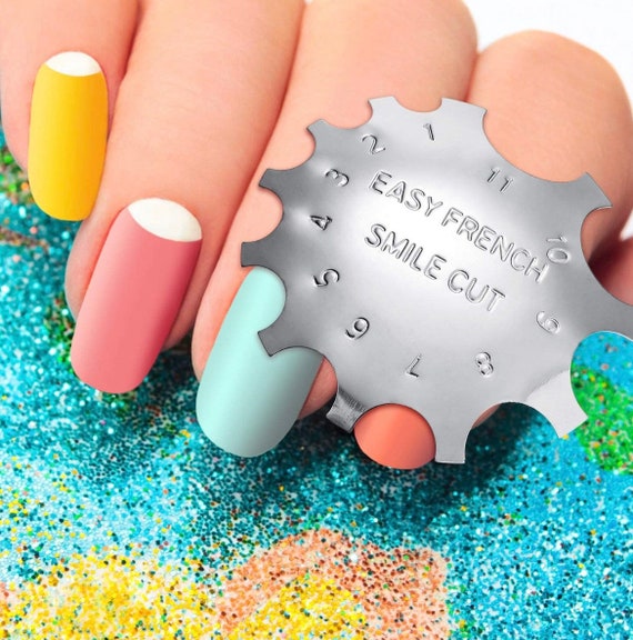 Pink and White Acrylic Nail Cutter Tool for Nail Art Etsy