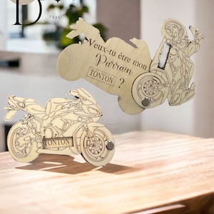 Request GODFATHER GODFATHER in wood motorcycle theme shipping within 48 hours