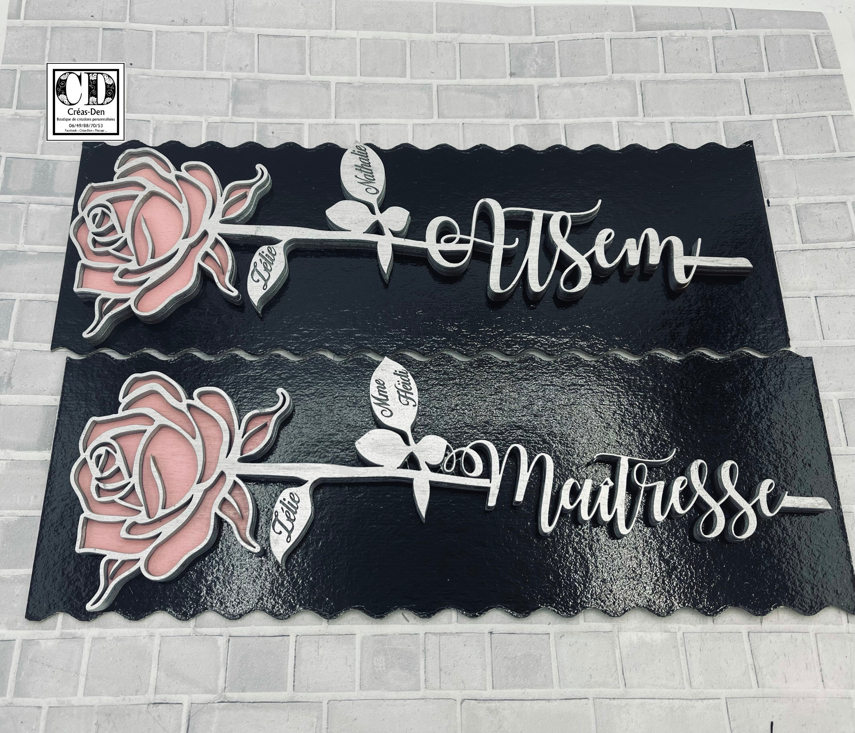 Rose en bois personnalisé PRIX à la pièce  Etsy France
