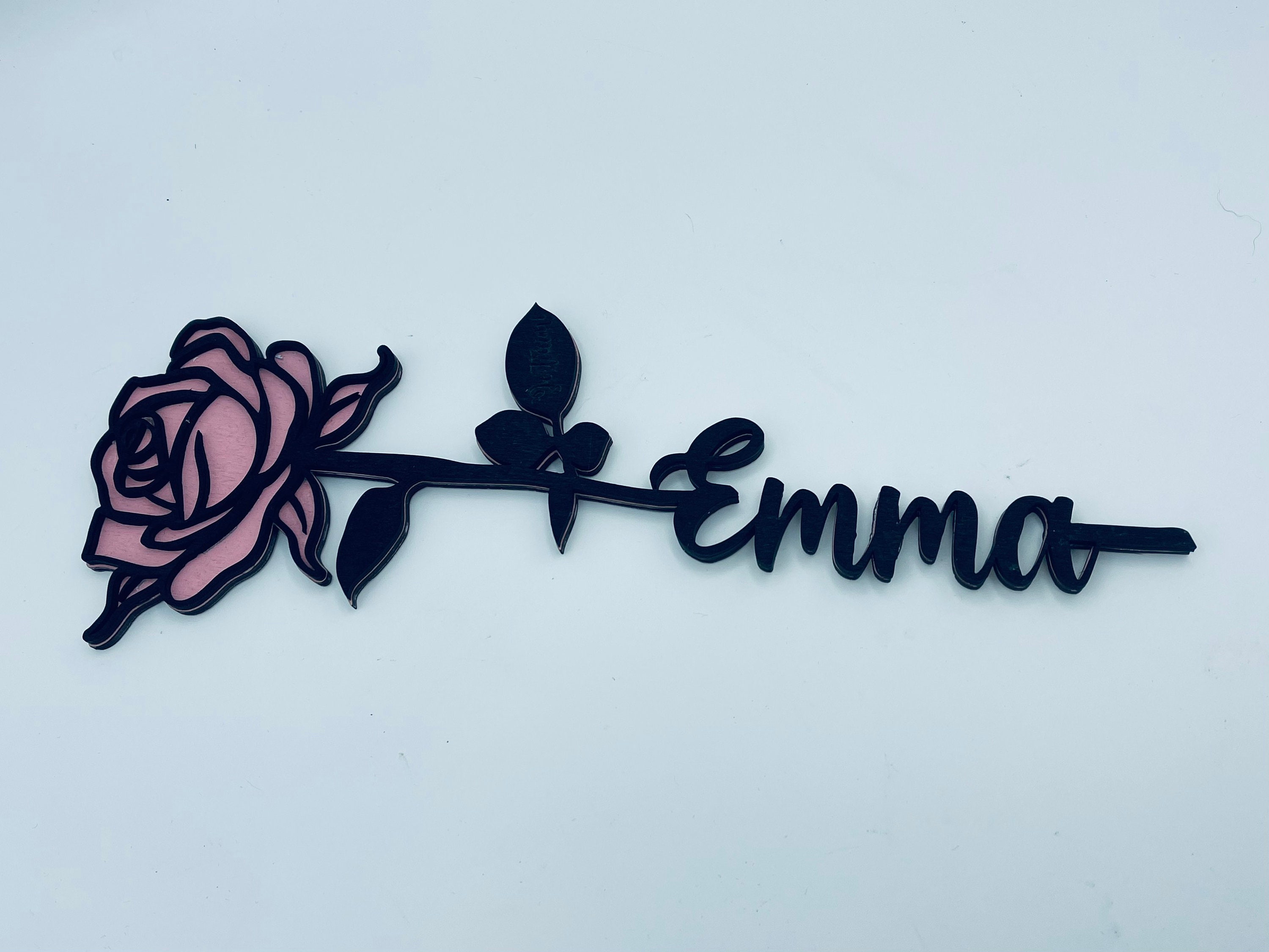 Rose en bois personnalisé PRIX à la pièce  Etsy France