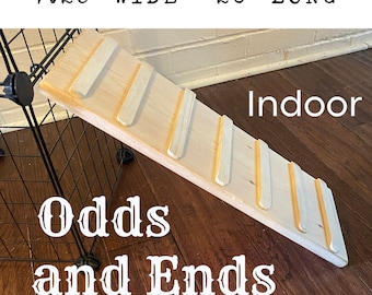 Odd and Ends Ramp (Special Pricing) INDOOR Small Pet Ramp 7.25" wide 20" long guinea pig, ramp, elderly, disabled, cat. 2026