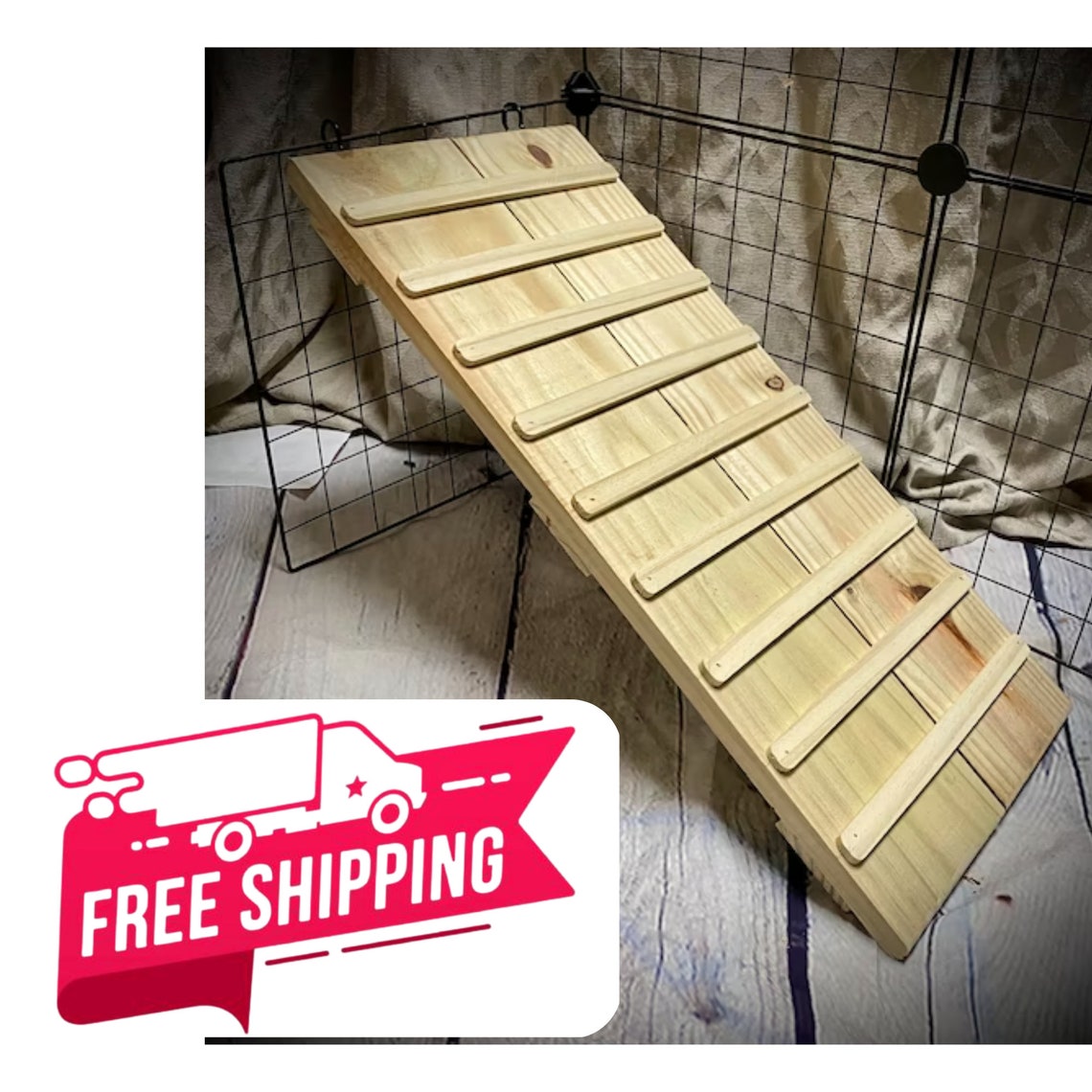 Pine Ramp Wide Chicken Coop Ramp, Pine Wood, Outdoor Ladder, Eglu Compatible - Etsy