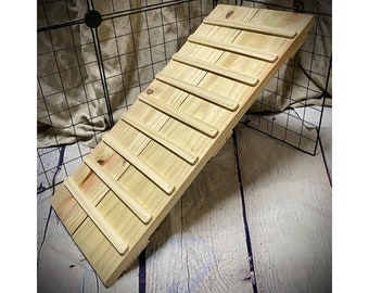 15" WIDE 1" THICK Outdoor Chicken Pressure-Treated Critter Wood Ramp 20" - 45" Long