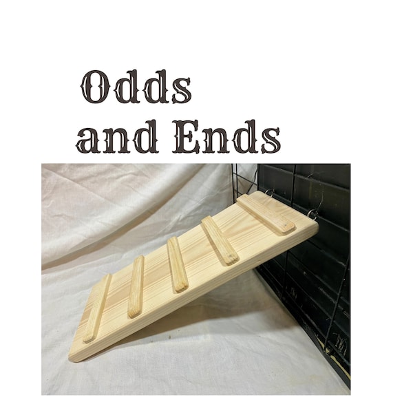 Odd and Ends Ramp (Special Pricing) INDOOR Small Pet Ramp 7.25" wide 15" long guinea pig, chicken ramp, hens, chicken, elder, disabled 24_1