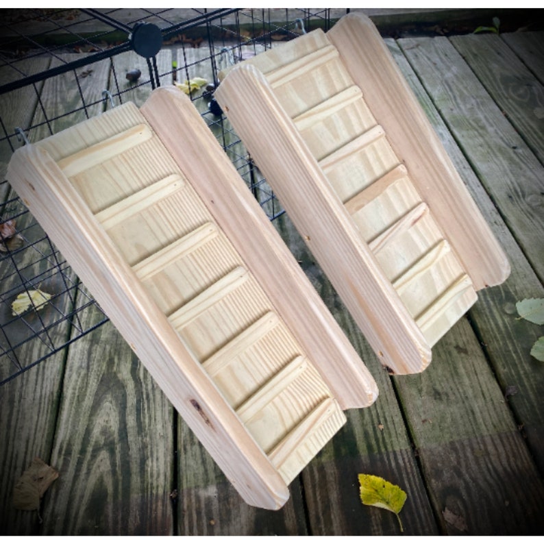 Rabit Ramp Handcrafted Outdoor Rabbit Ramp: Pressure-treated Pine, Secure Hooks - Etsy