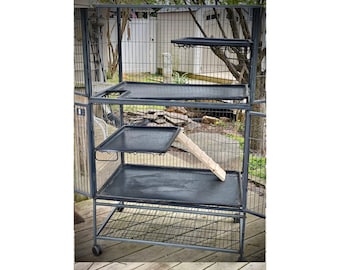 Handcrafted Pine Ramp for Ferret Nation & Critter Nation Cages