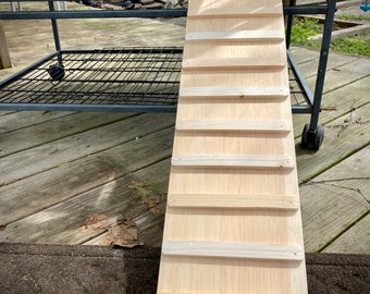 Handcrafted Pine Ramp for Ferret Nation & Critter Nation Cages