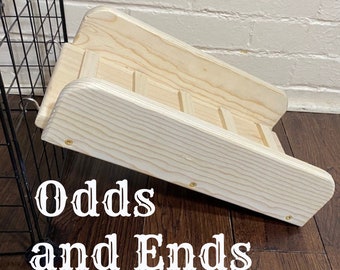 Odd and Ends Ramp with sides (Special Pricing) INDOOR Small Pet Ramp 7.5" wide 15" long guinea pig, ramp, elderly, disabled, cat 2026