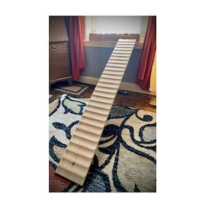 INDOOR Pet Ramp 40-70 inches long INTERNATIONAL SHIPPING 5.5, 7.25, 9.25 and 11.25 Inches wide, Handicapped, cat ramp, elderly small dog