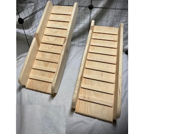 Handcrafted Indoor Pet Ramp: Guinea Pig, Hedgehog, Chinchilla
