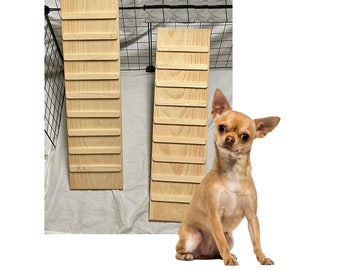 Dog Ramp with SIDES Option 14lb 5.5-11.25 Inches wide 10-70 Long Small  Poodle Dog Ramp, Shih Tzu Dog Ramp Pomeranian Dog Ramp small bulldog