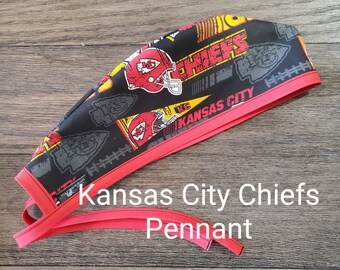 Kansas City Chiefs Pennant - Surgical Scrub Caps