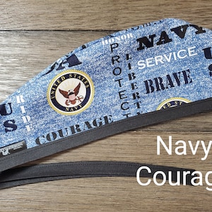 Navy - Courage - Surgical Scrub Caps