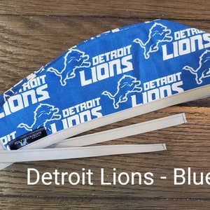 Detroit Lions Blue - Surgical Scrub Caps
