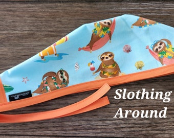 Surf Sloths - Surgical Scrub Caps