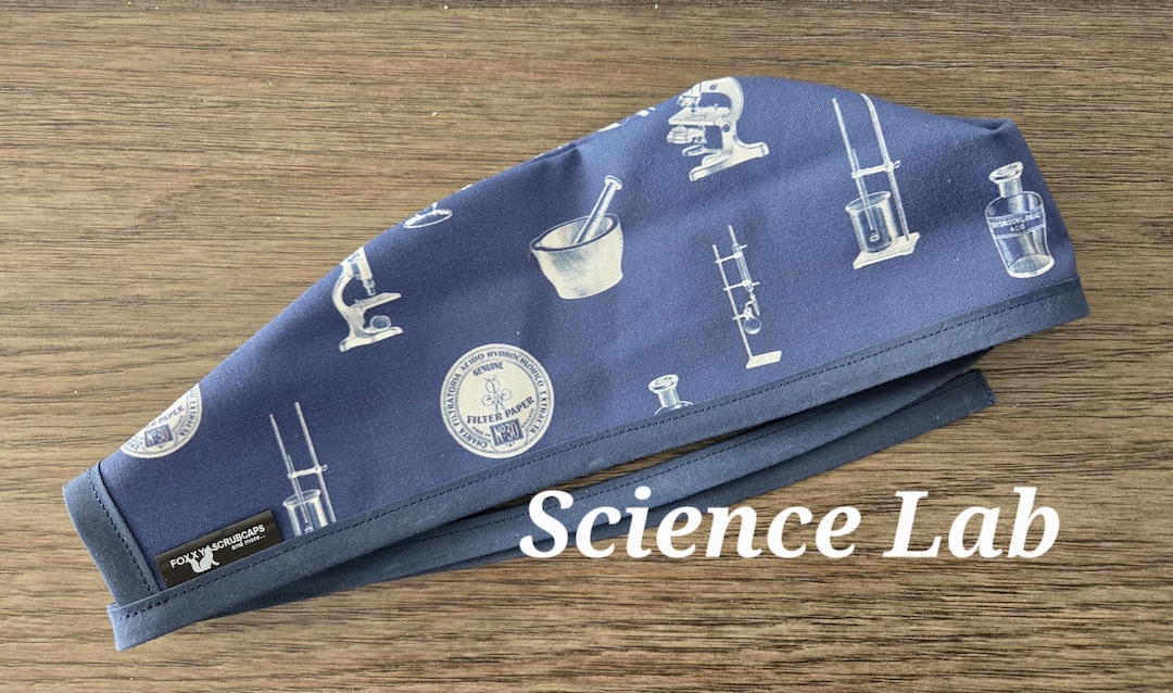 Science Lab - Surgical Scrub Caps - Etsy