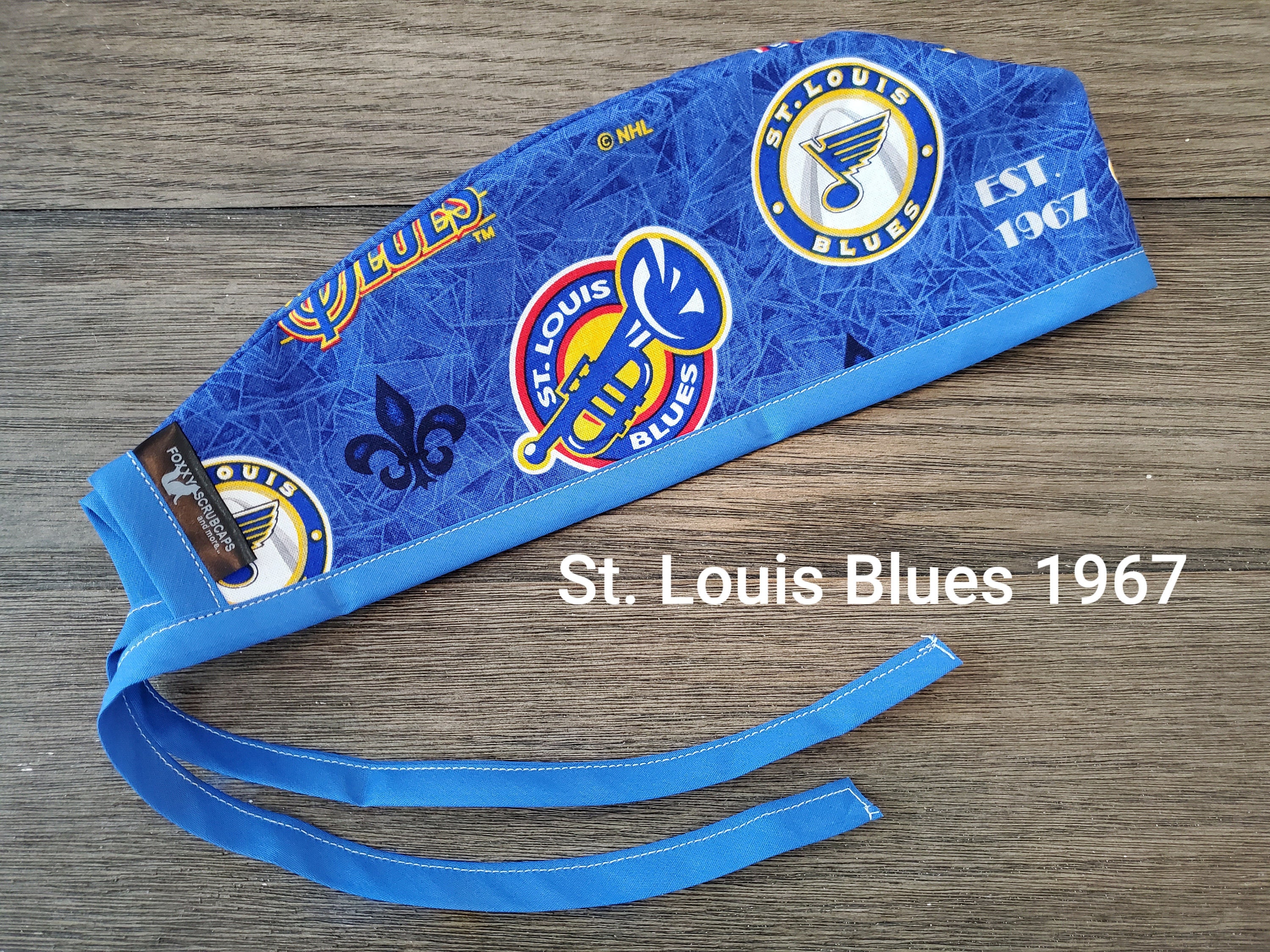 St. Louis BLUES Hat Ball Adjustable Strapback Blue White Gold Embroidered  NHL 
