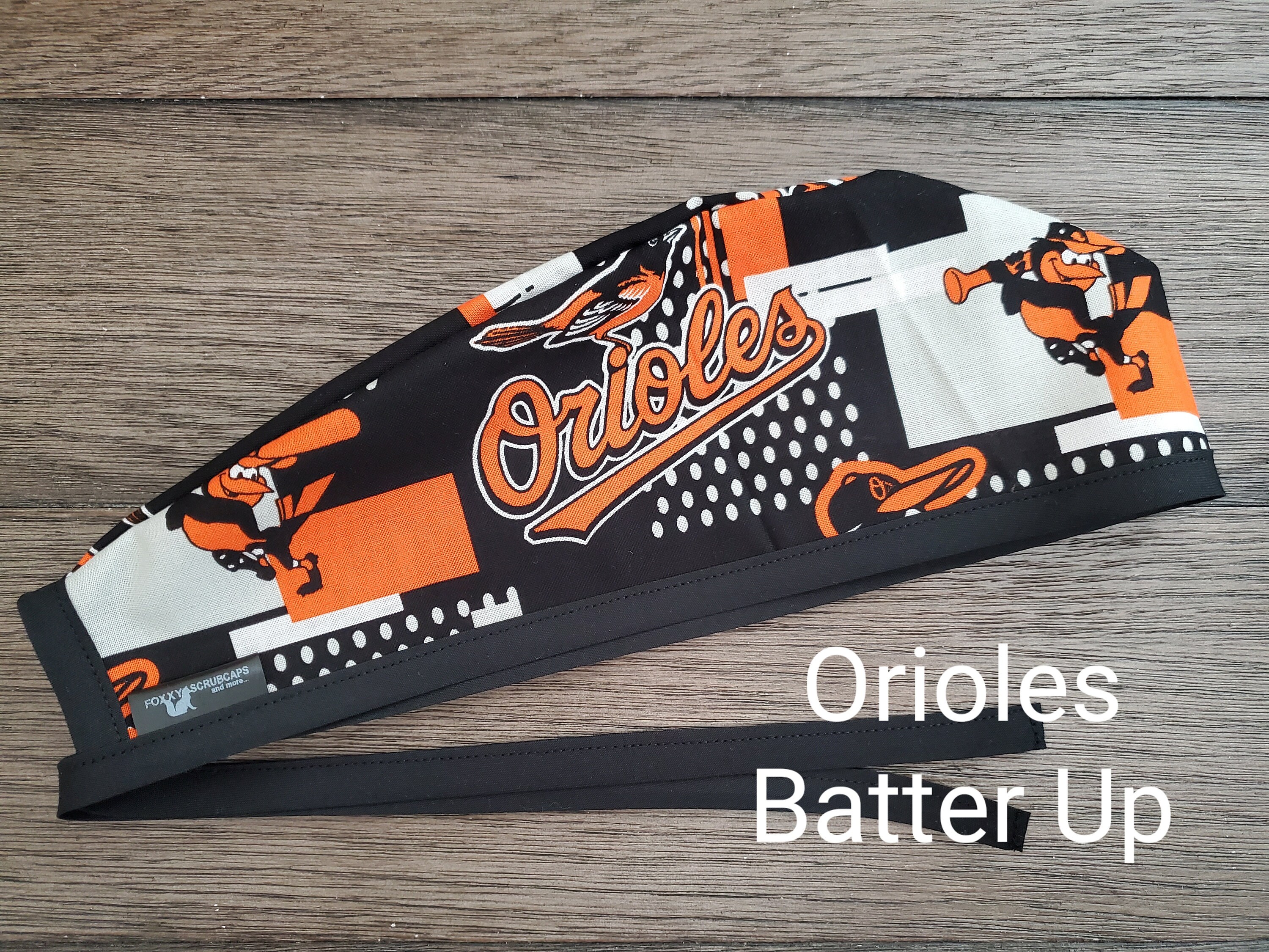 Orioles Batter up Surgical Scrub Caps 