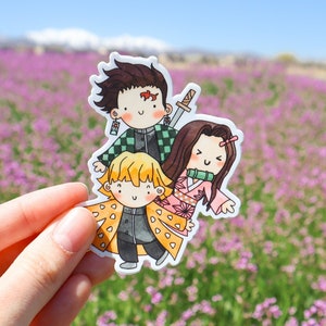 Japanese devil hunter sticker
