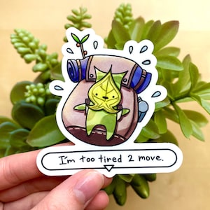 Zelda Korok Sticker, Flora of Hyrule, Breath of the Wild Themed Funny Sticker