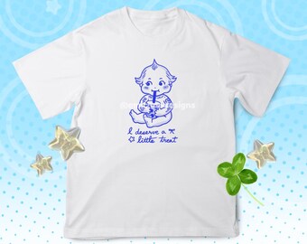I deserve a little treat- Kewpie Baby Doll Tattoo T-Shirt