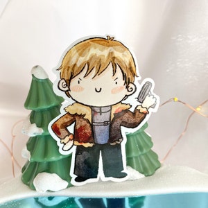 Resident Evil Chibi Badges Leon Kennedy Luis Serra Ada 