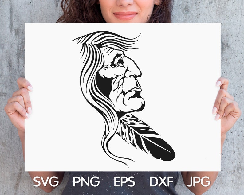 Download Clip Art Indian Woman Svg Indian Svg Indian Headdress Svg Tribal Svg Chief Svg Indian Chief Tribe Clipart Decal Stencil Silhouette Cut File Nc0201 Art Collectibles