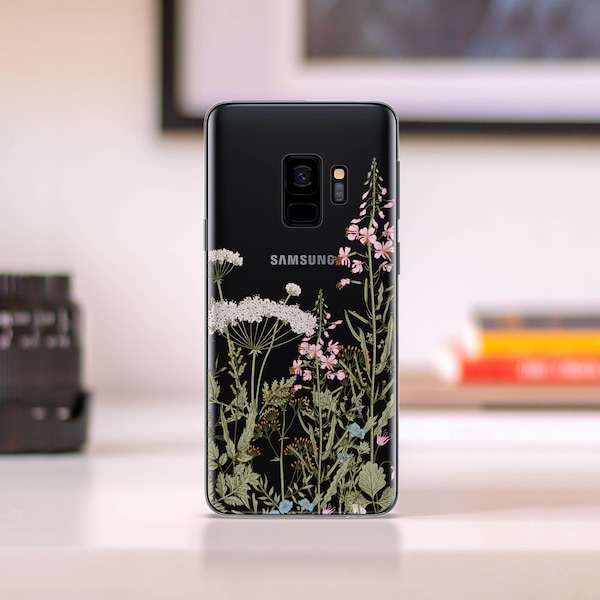 Floral Samsung Galaxy S10 Case Flowers Samsung Galaxy S9 Plus Case For Women Samsung S8 Case Meadow Samsung S20 Case Note S7 S6 S5  NC0275