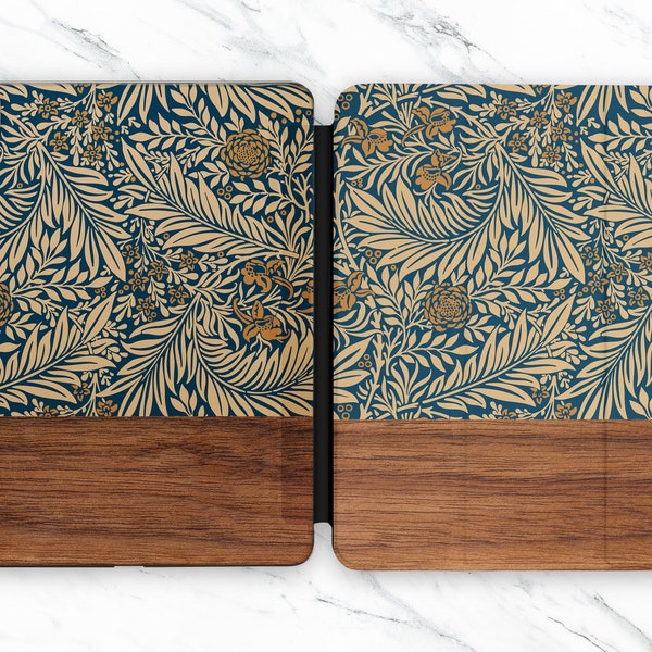 Floral iPad 10.2 2020 8th Generation Stand Cover Wooden Design iPad 10.2 2019 7 Gen iPad Smart Cover iPad Air 3 2019 iPad Air 2 NC0616