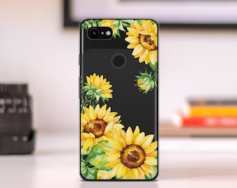 Sunflowers Pixel 6 Pro Case Floral Pixel 6 Case Pixel 5 5G Case Pixel 5 Case Summer Pixel 4A 5G Case For Girls Google Pixel 4A Case NC0112