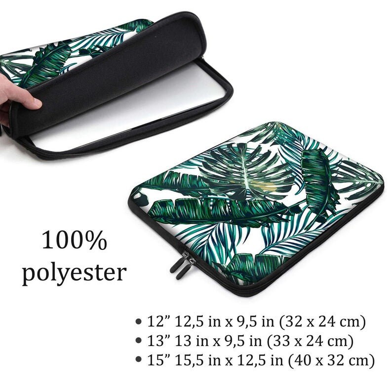Paints Laptop Sleeve Leaves Laptop Sleeve Abstraction Laptop Sleeve 12 inch Laptop Sleeve 13 inch Laptop Sleeve 15 inch Laptop Sleeve NC0369