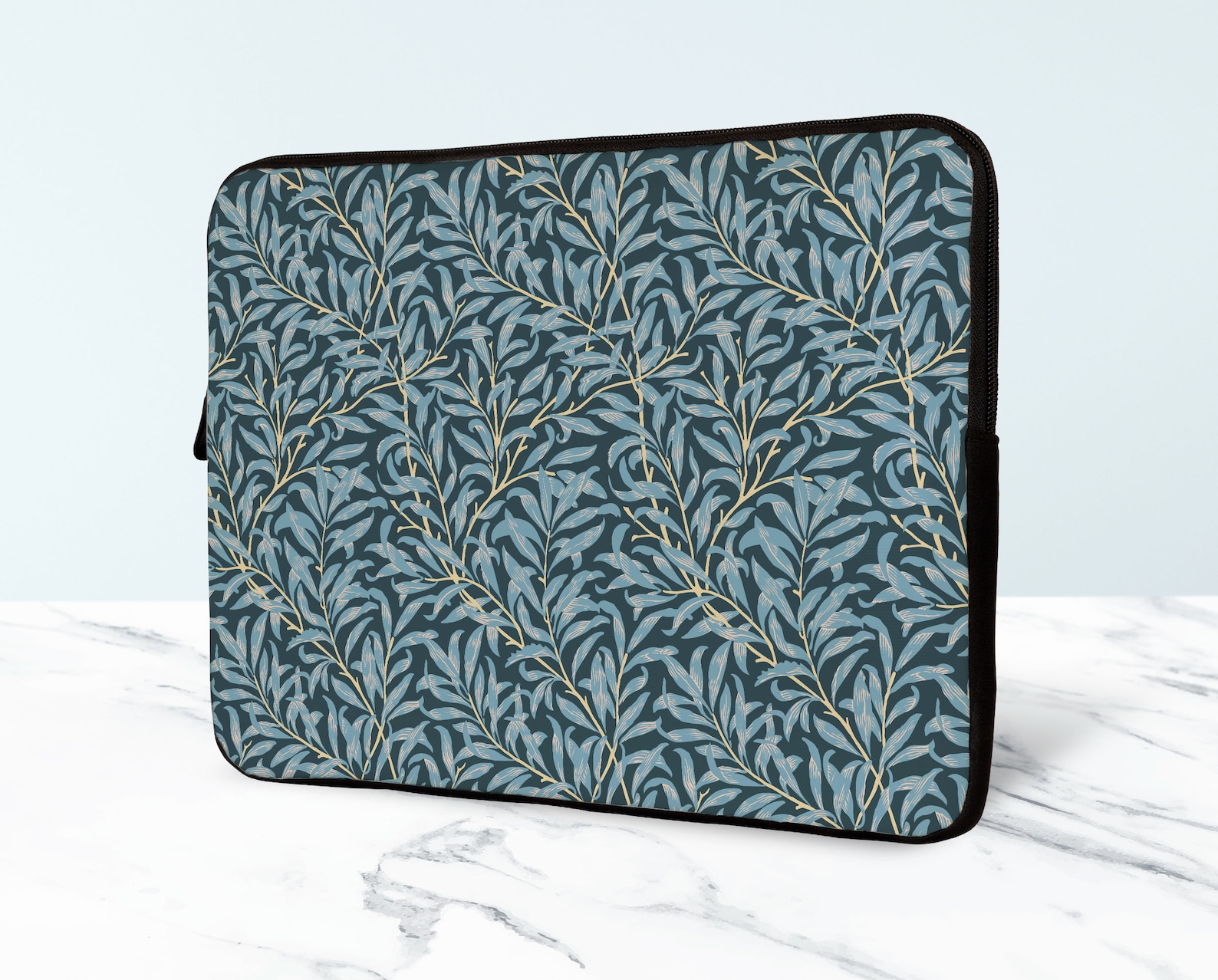 Leaves Laptop Sleeve Floral Laptop Sleeve Flowers Laptop Etsy UK