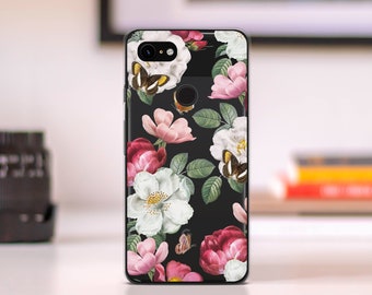 Floral Pixel 6 Pro Case Google Pixel 6 Case Butterfly Pixel 5 5G Case Flowers Google Pixel 5 Case Pixel 4A 5G Google Pixel 4A Case NC0039