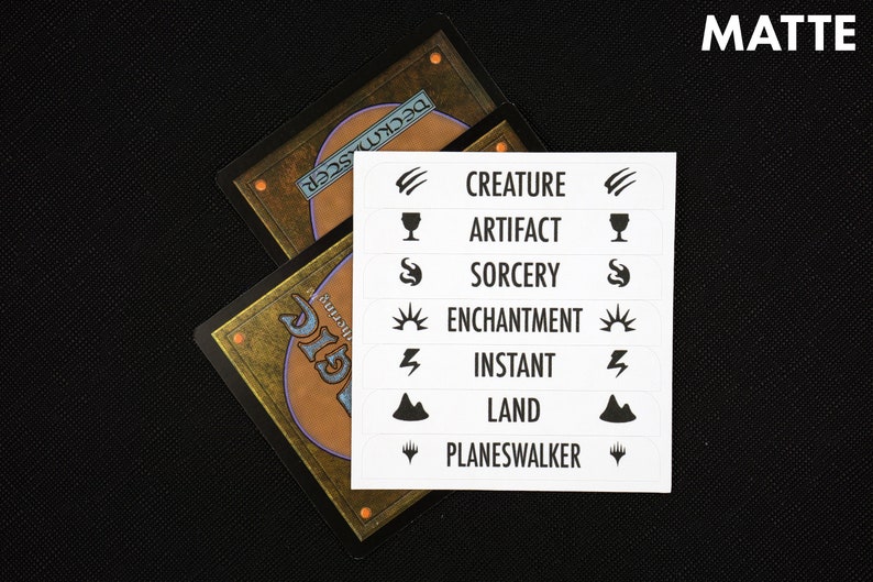 Customized Magic the Gathering Trading Card Dividers W/ Labels - Etsy